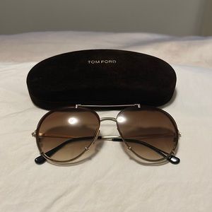 Tom Ford Metal Aviator Sunglasses